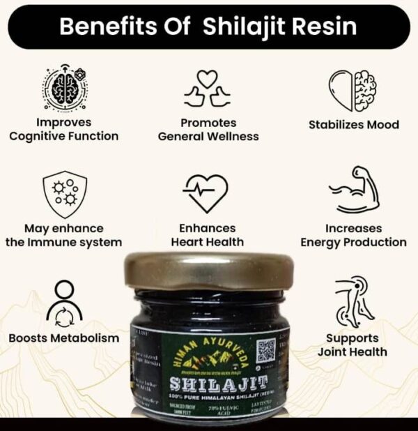 Gold Resin Shilajit 10+10gm (Combo pack) (200gm Ashwagandha powder pack free) - Image 13