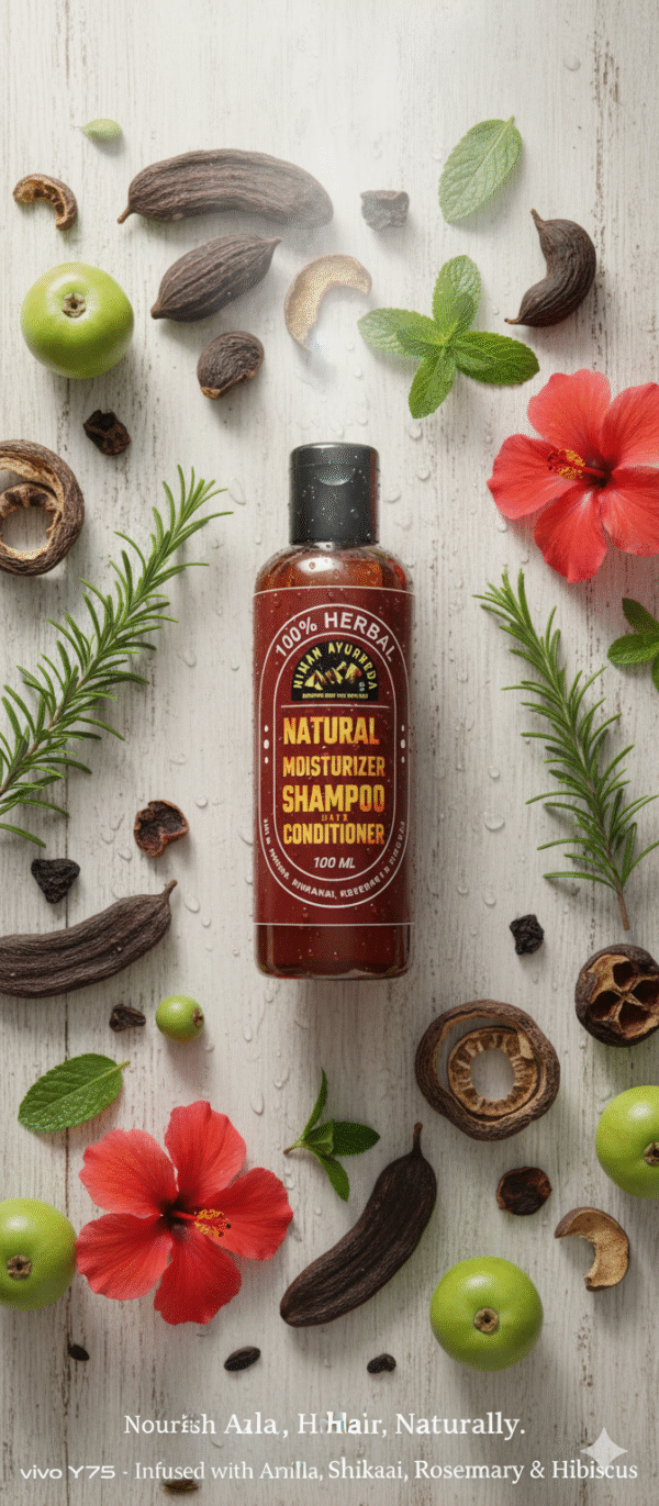 Natural Moisturizer Shampoo With Conditioner -100Ml - Image 3